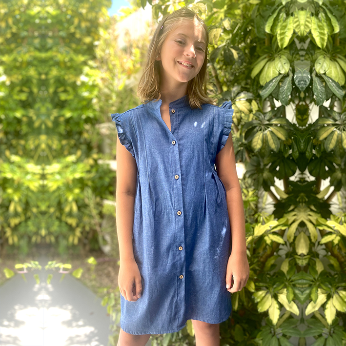 Vestido Pauline Denim Azul